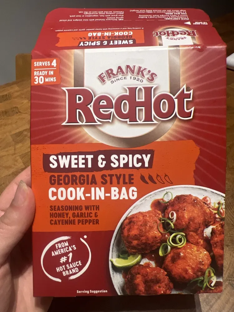 Sweet & Spicy Georgia Style Cook-in-bag