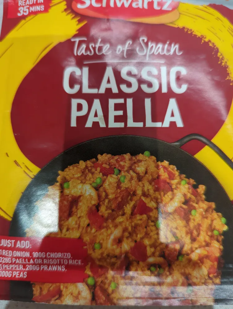 taste of Spain classic paella