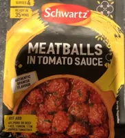 Meatballs in tomato sauce packet mix