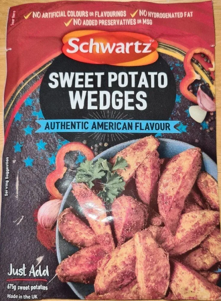 Sweet potato wedges