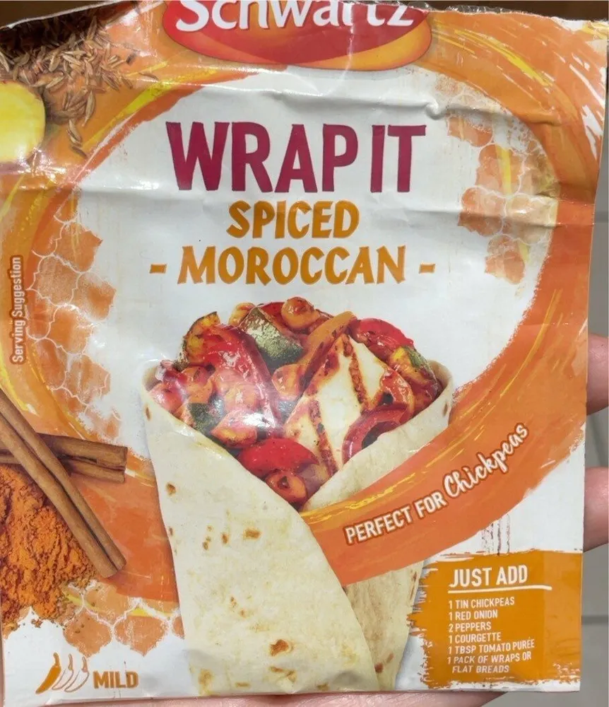 Wrap it spiced moroccan
