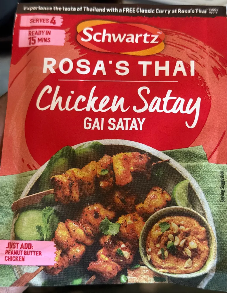 Chicken Satay Gai Satay