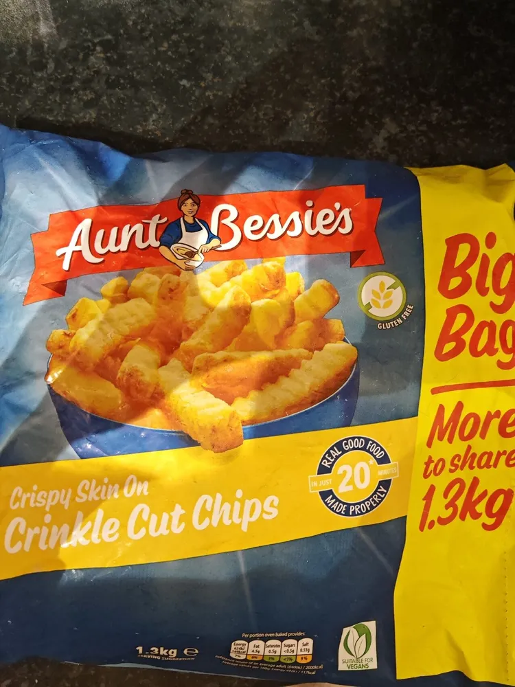 Crispy & fluffy crinkle cut chips