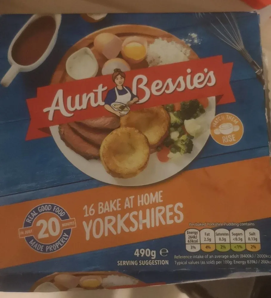 16 Bake at Home Yorkshires