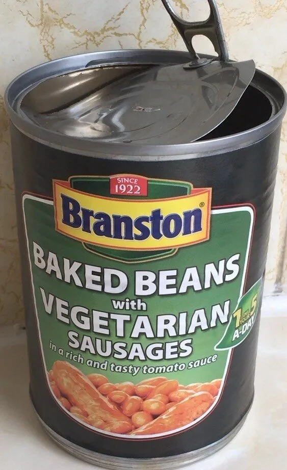 Baked Beans with Vegetarian Sausages