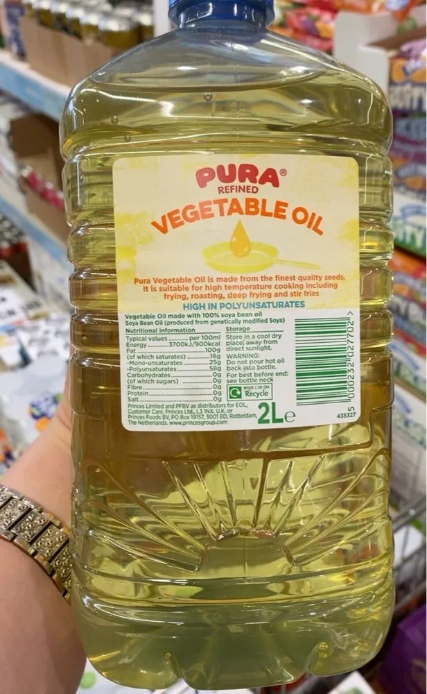 Pura refined vegetable oil