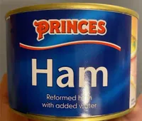 Reformed ham with added water