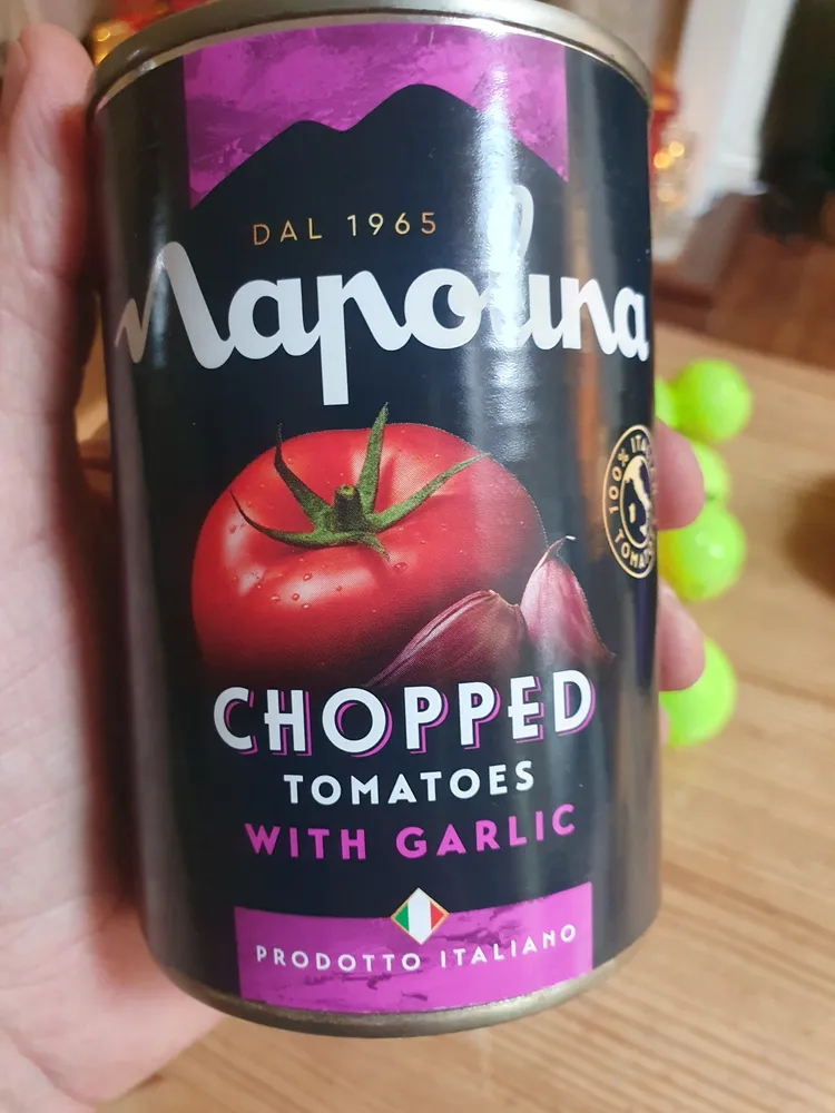 Chopped Tomatoes with Garlic