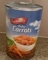 Baby carrots in water