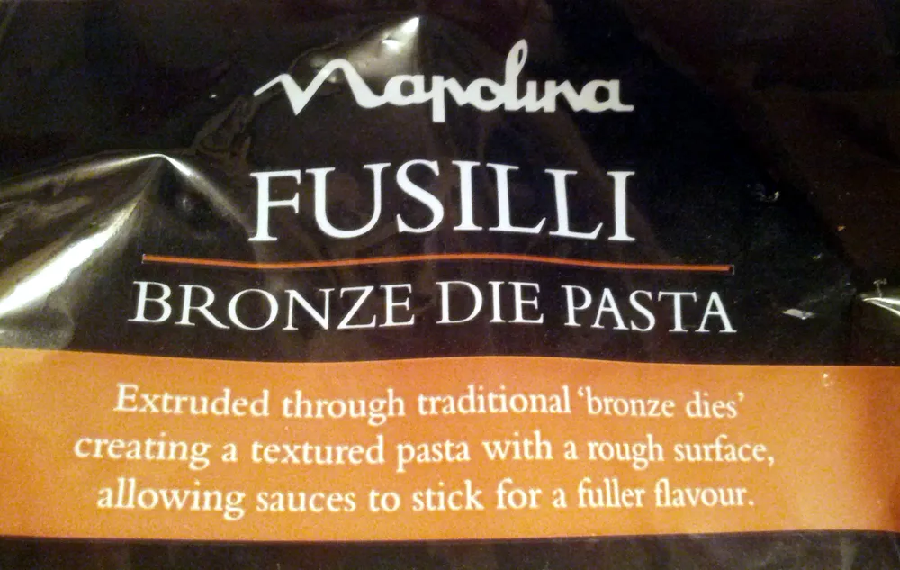 Fusilli Bronze pasta