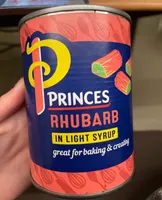 Rhubarb in light syrup
