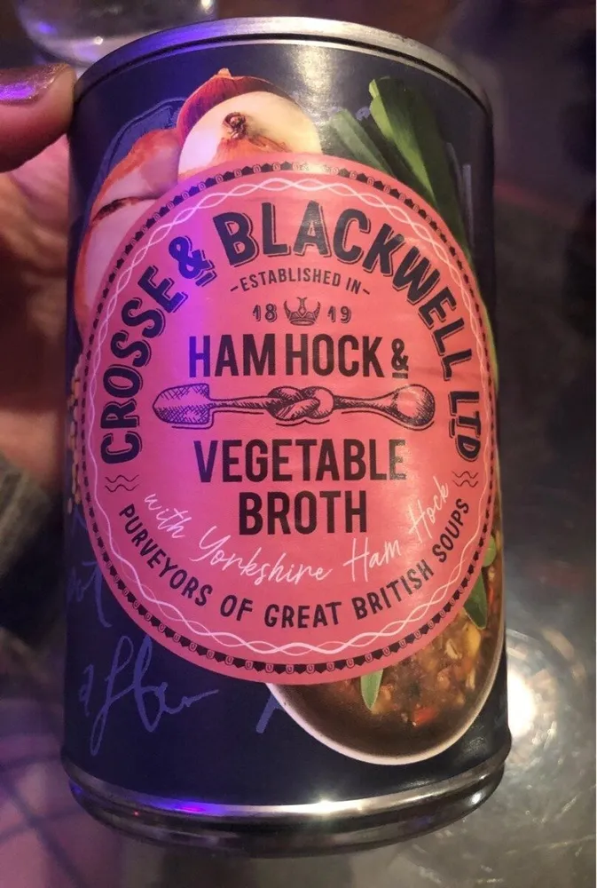 Ham hock & vegetable broth