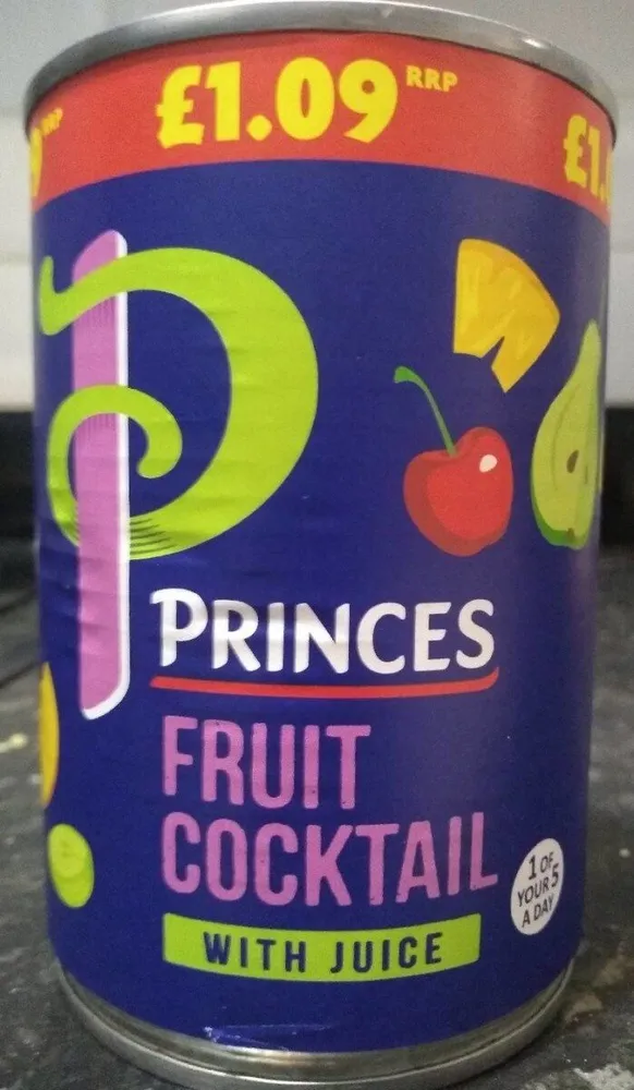 Fruit cocktail with juice