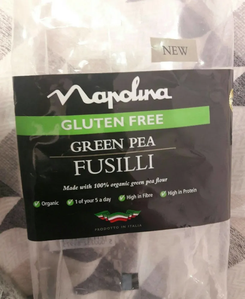 Green pea fusilli