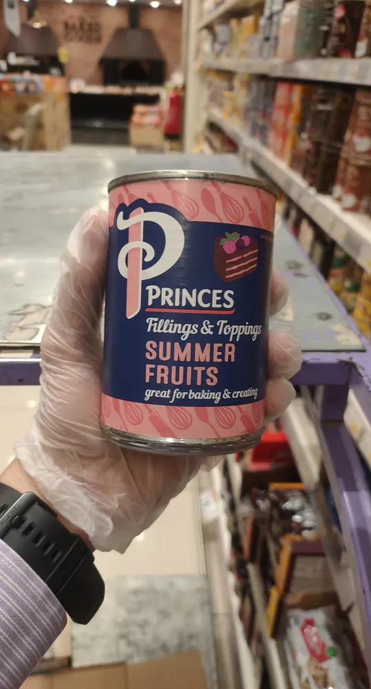 Princes Summer fruits fillings& toppings imp