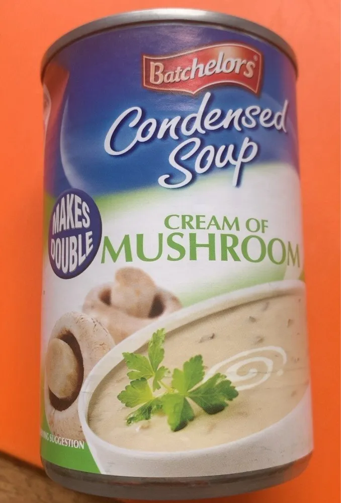 Condensed cream of mushroom soup