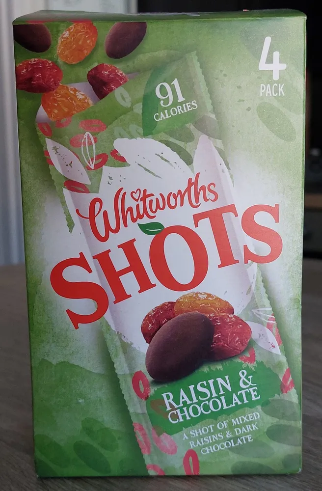 Shots Raisin and Chocolate