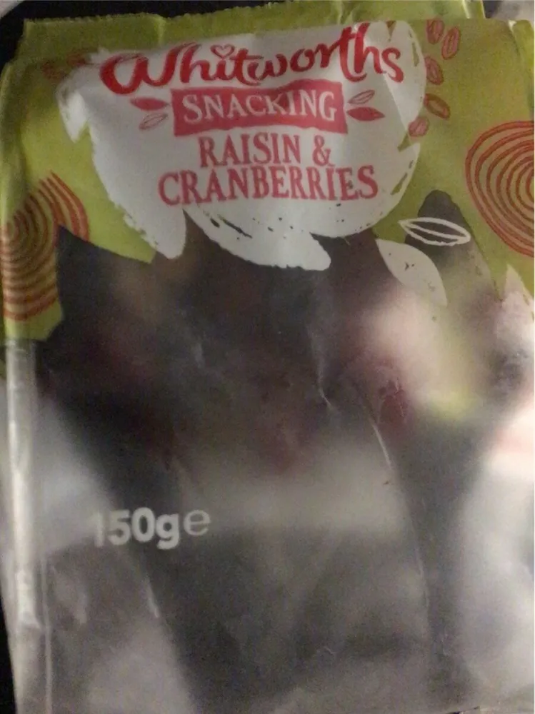 Raisins and cranberries