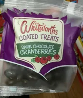 Dark chocolate cranberries