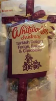 Turkish delight fudge, raisin & chocolate