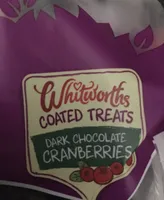 Dark chocolate cranberries