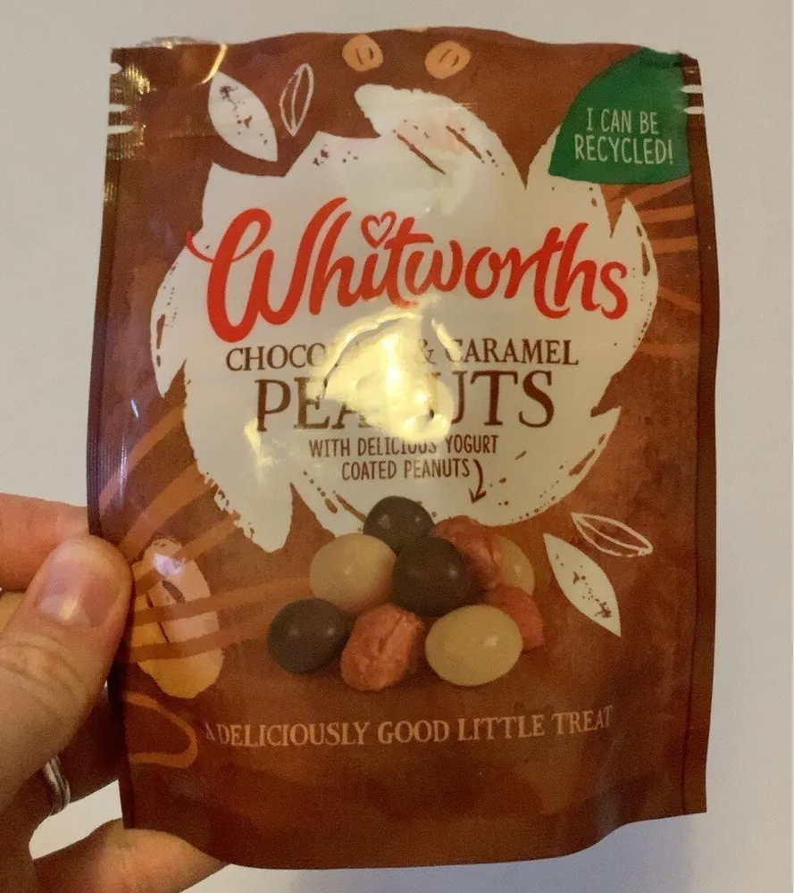 Chocolate and caramel peanuts