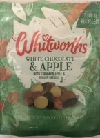 White chocolate & apple with cinnamon apple & golden raisins