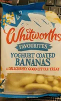 Yoghurt coated bananas