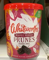 Maple Syrup Prunes
