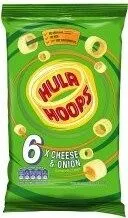 KP Hula Hoops Cheese & Onion 6X24G