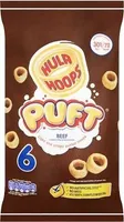 Hula Hoops Puft Beef Flavour Wheat & Potato Rings 6 x