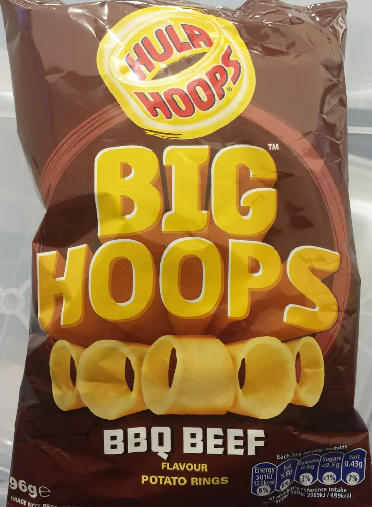 Hoola Hoops Big Hoops - BBQ Beef