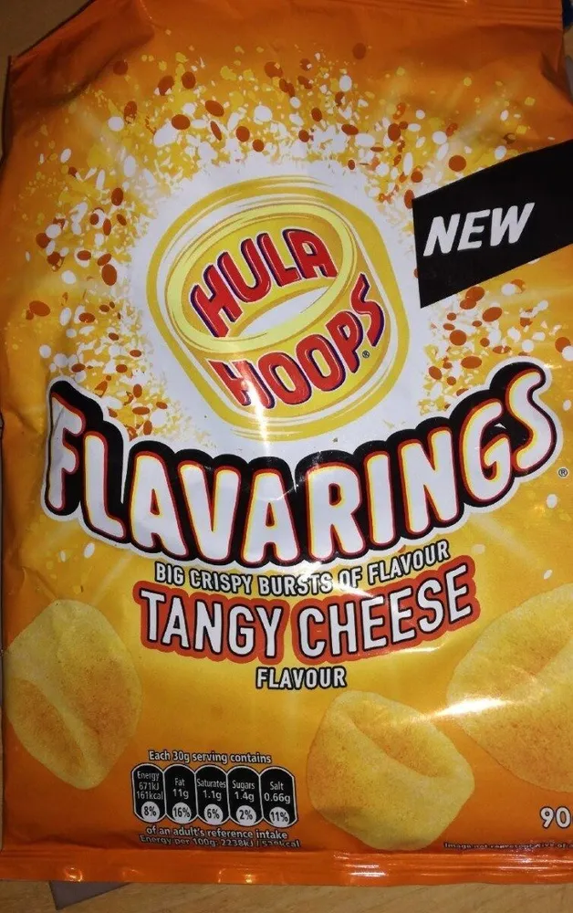 Hula hoops flavarings tangy cheese