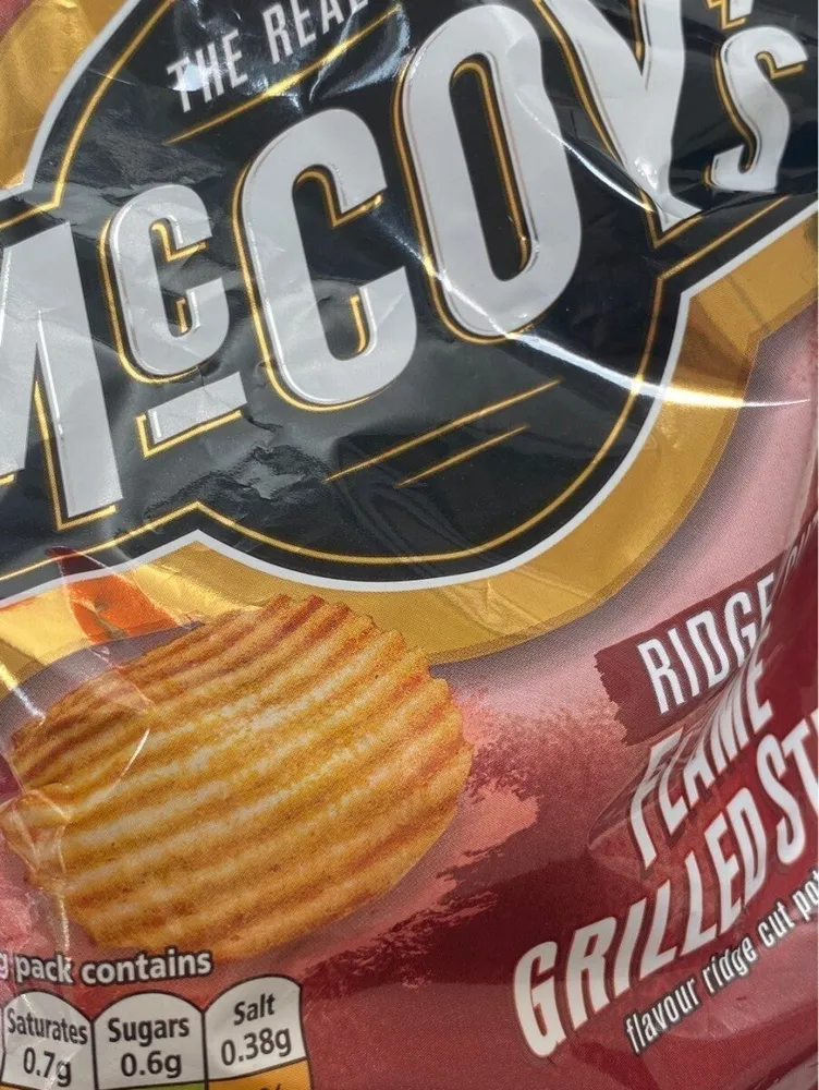 Flame Grilled Steak Flavour Potato Crisps