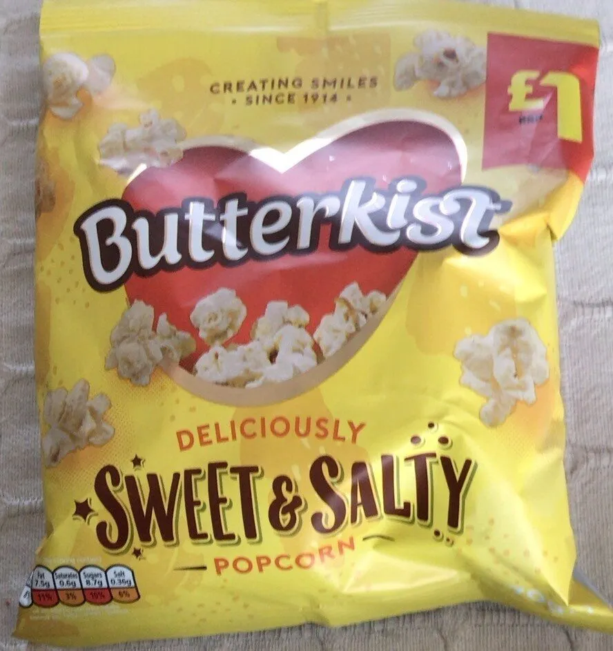 Sweet and salty popcorn