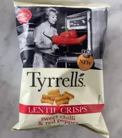 Lentil crisps