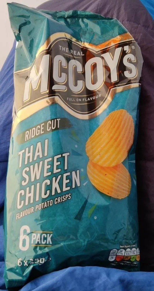Thai sweet chicken crisps