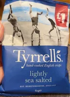 Hand-cooked English Crisps Lightly Sea Salted