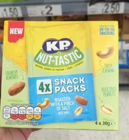 KP Nut-Tastic Roasted With A Pinch Of Salt Nut Mix 4 Pack