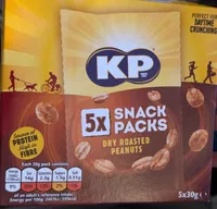 Dry roasted peanuts snack pack