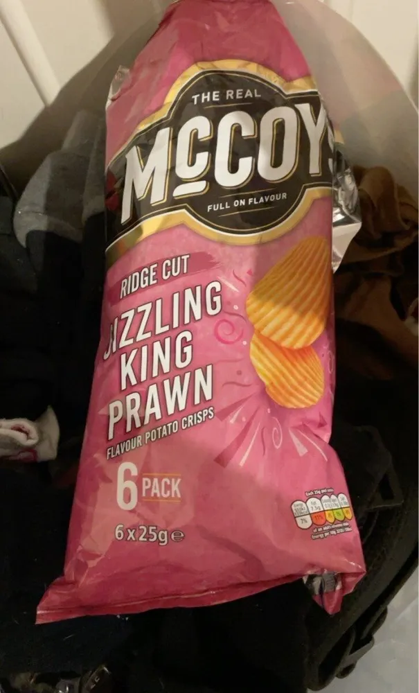 Sizzling King Prawn Crisps
