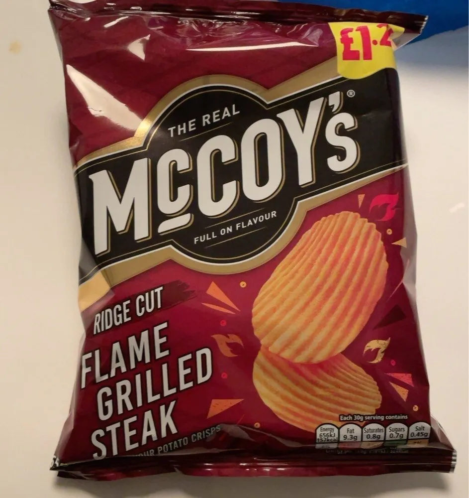 Mccoy's Flame Grilled Steak potato chips