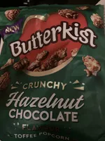 Crunchy Hazelnut Chocolate Toffee Popcorn