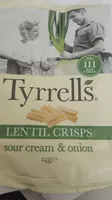 Lentil Crisps Sour Cream and Onion