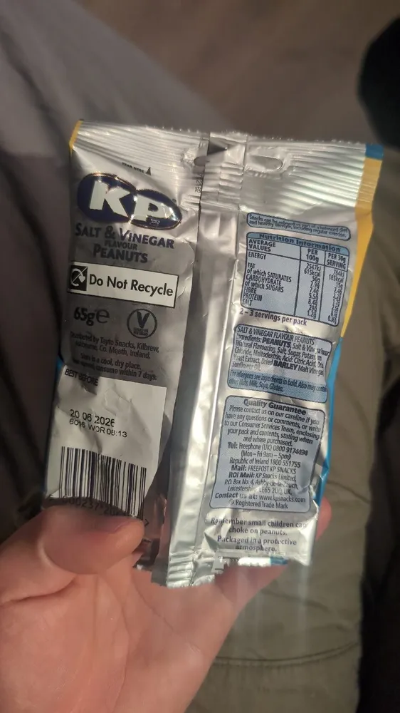Kp Salt And Vinegar Peanuts