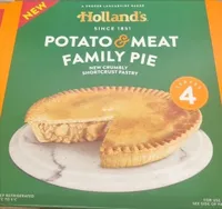 Potato and meat family pie