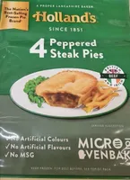 Peppered steak pies