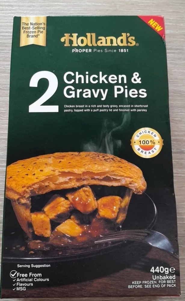 2 Chicken and Gravy Pies