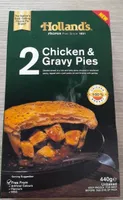 2 Chicken and Gravy Pies