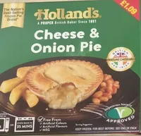 Cheese and onion pie